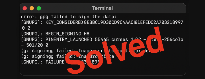 macOS GPG signing error