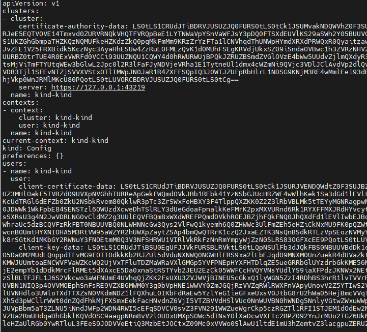 kubeconfig