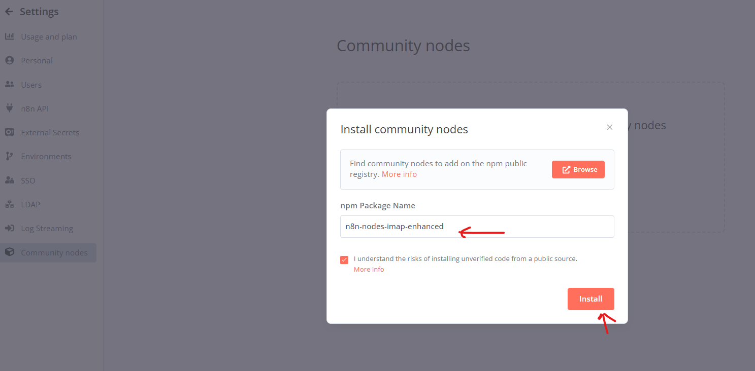 n8n Community Nodes Installation