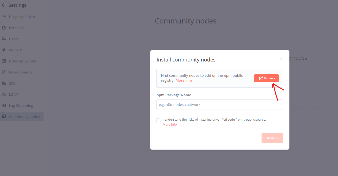 n8n Community Nodes Installation