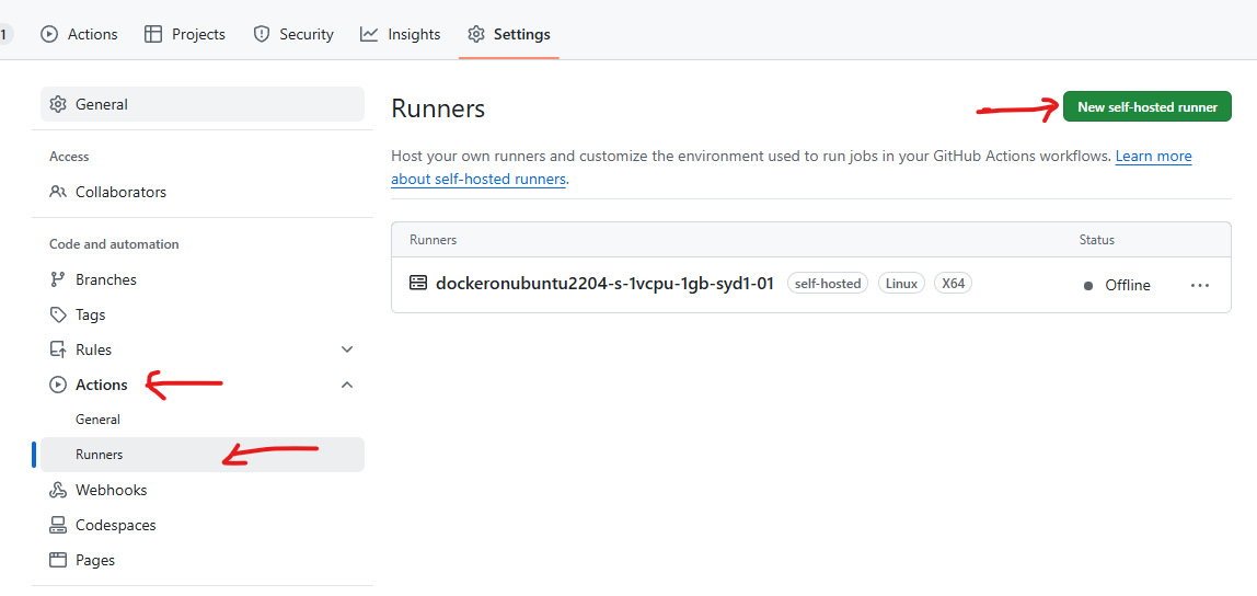 GitHub Runner